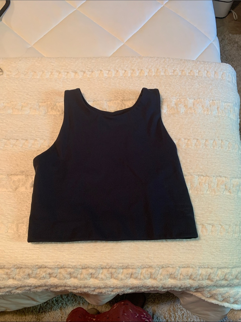 Girlfriend Collective Navy Long Bra
